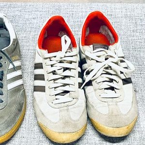 White/Red Adidas shoes